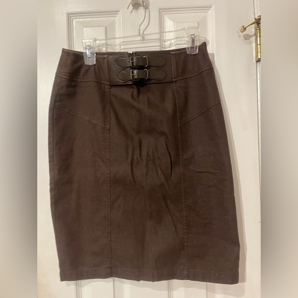 Brown New York and Co skirt